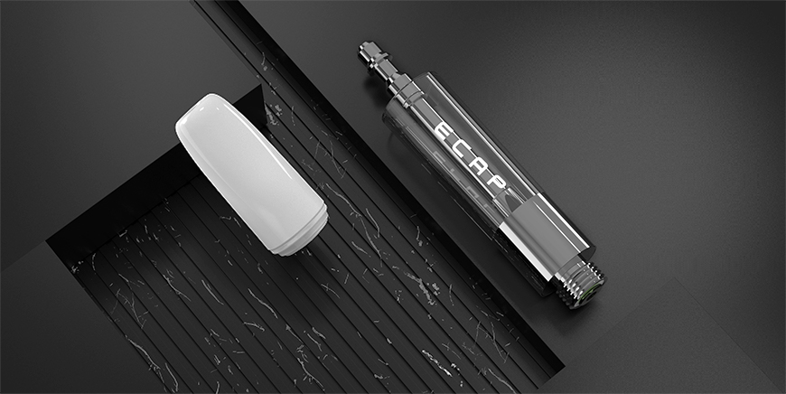 EI-2 1.0ml Pressing-lock-top cotton -free Cartridge With 510 Thread