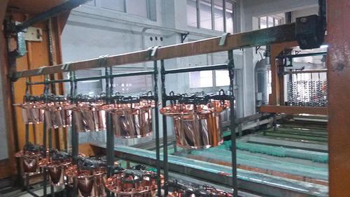 Baños utilizados en el proceso de galvanoplastia de cobre