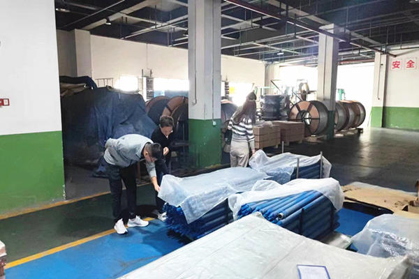 Customers to visit our factory to inspect the lead dioxide ti anode production line