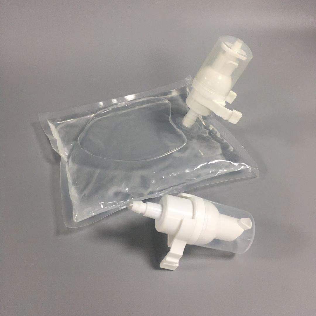 pouch soap bag valve pump nozzle for soap dispensers