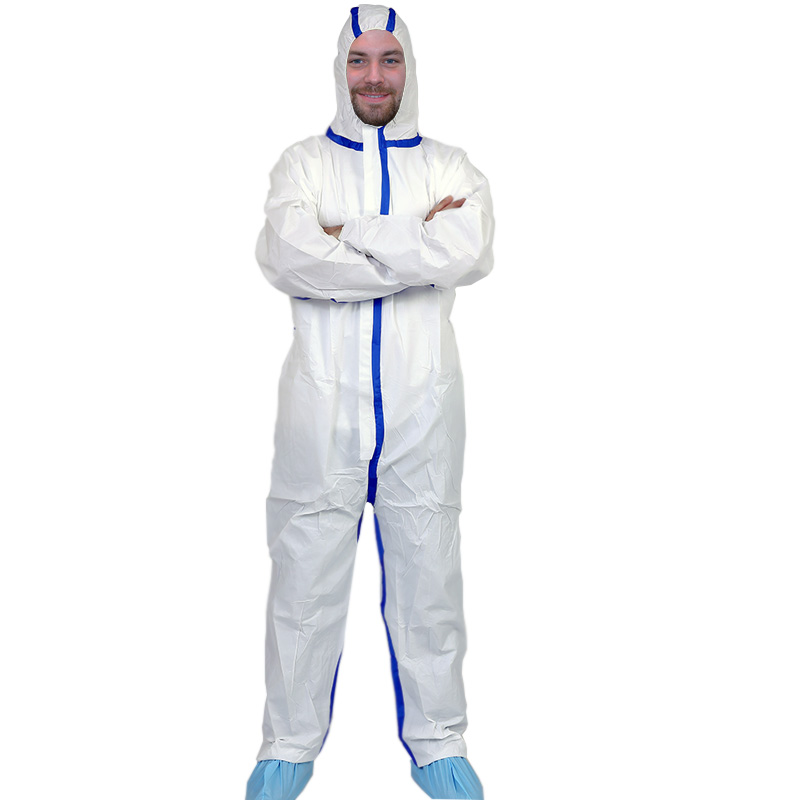 Type 5 type 6 medical disposable coverall 