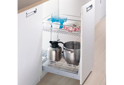 Soft-closing pull out kitchen baskets PTJ004F5