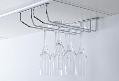 Double row wine glass rack BJ005