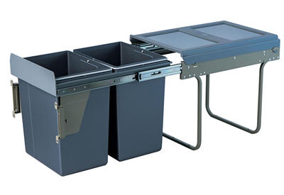 Garbage can (2x20L) sliding waste bins CLG027A(1)