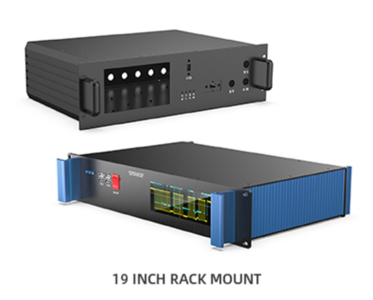 19 inch 1U plastic rack mount radio electronic enclosure project kit cabinet 19" 