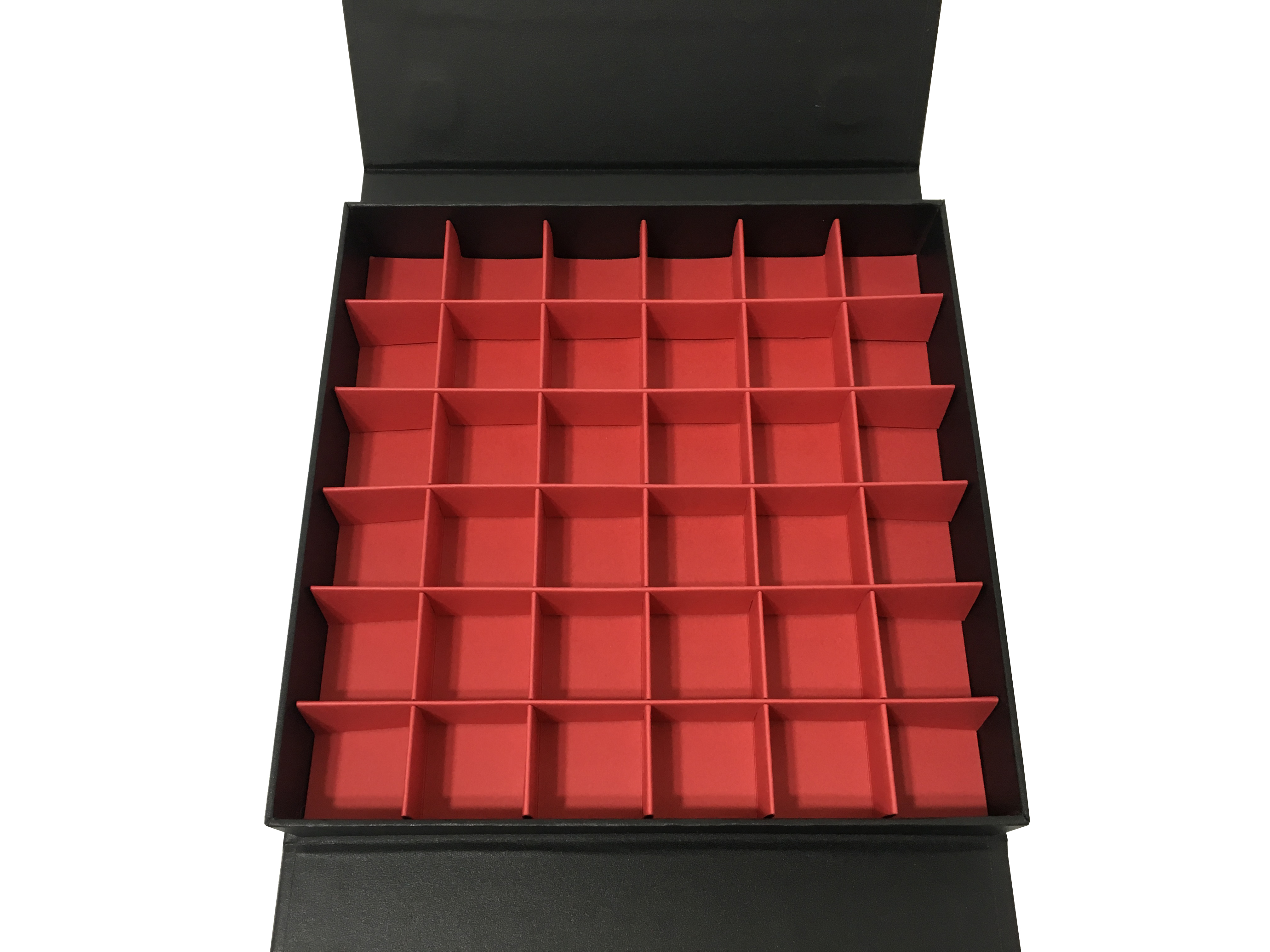 36 pcs load chocolate box hand made luxury chocolate box rigid chocolate box chocolate gift box with paper divider 