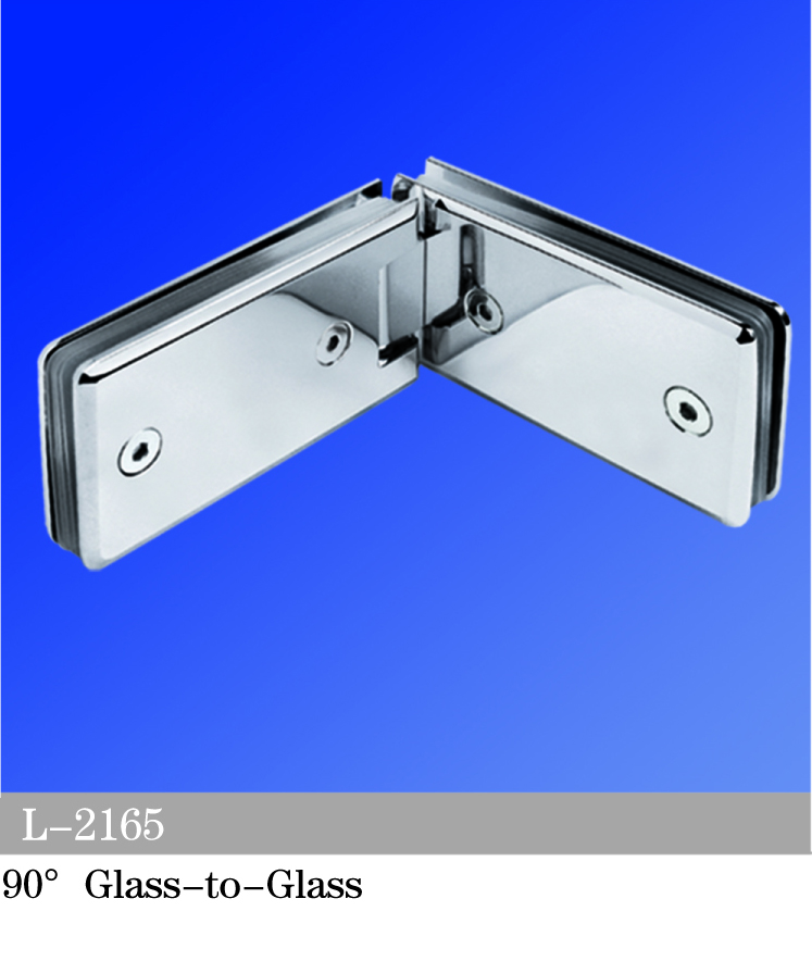Standard Duty Shower Hinges 90° Glass-to-Glass L-2165