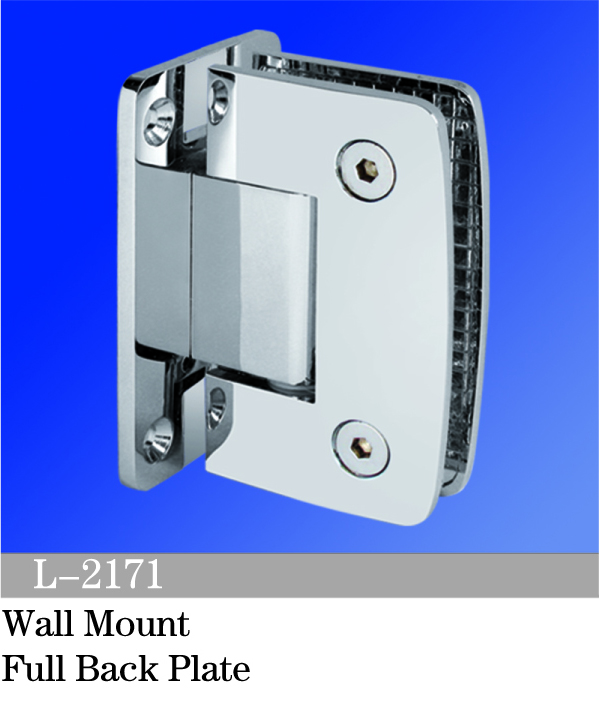 Standard Duty Shower Hinges Wall Mount Full Back Plate L-2171