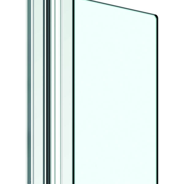 Aluminium Sliding Door Shower Hardware Wall to Glass 6mm 8mm S012
