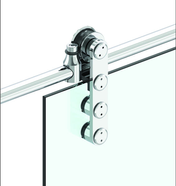 Stainless Steel Sliding Door Shower Hardware Bathroom Enclosure System S015