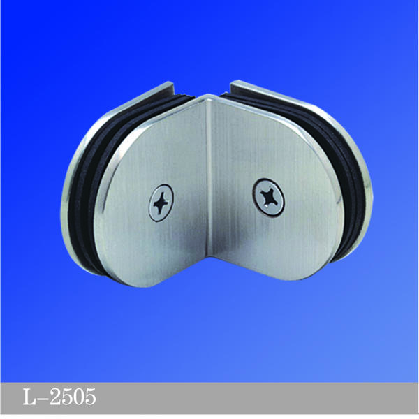 Stainless steel Shower glass clamps  90°Glass to Glass L-2505