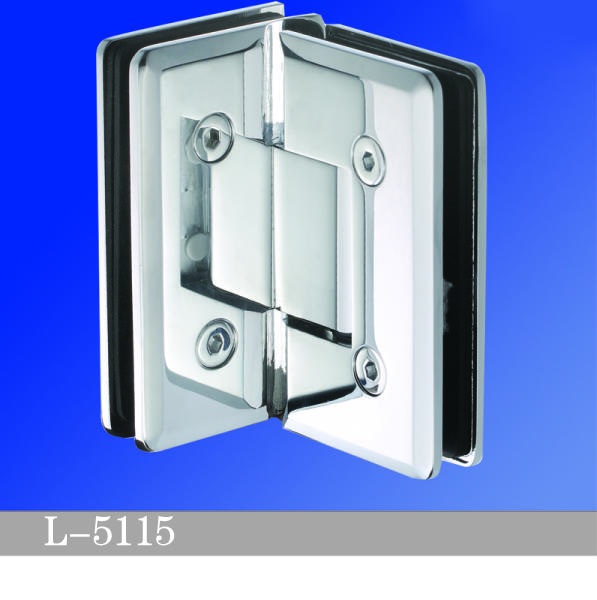 Heavy Duty Shower Hinges Glass To Glass For Glass Bathroom Door 90 Degree L-5115