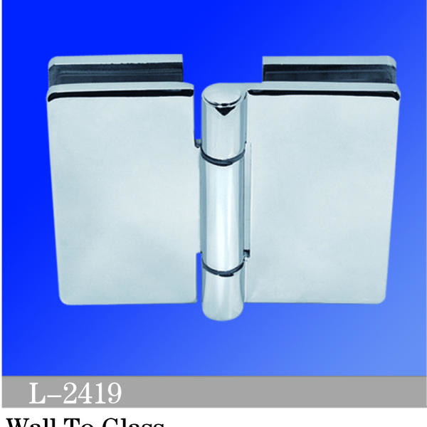 Standard Duty Shower Hinges Wall to Glass Wall Shower Door Hinge L-2419