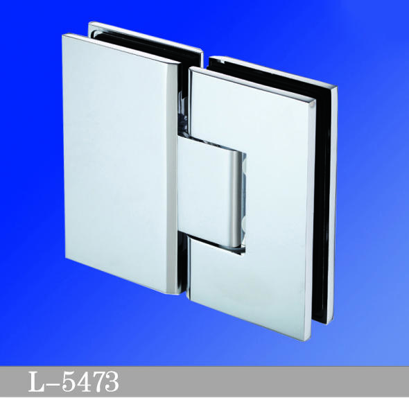 Professional Adjustable Heavy Duty Shower Hinges With Covers For Glass Shower Door L-5473