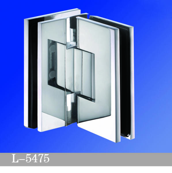 Professional Adjustable Heavy Duty Shower Hinges With Covers For Glass Shower Door L-5475