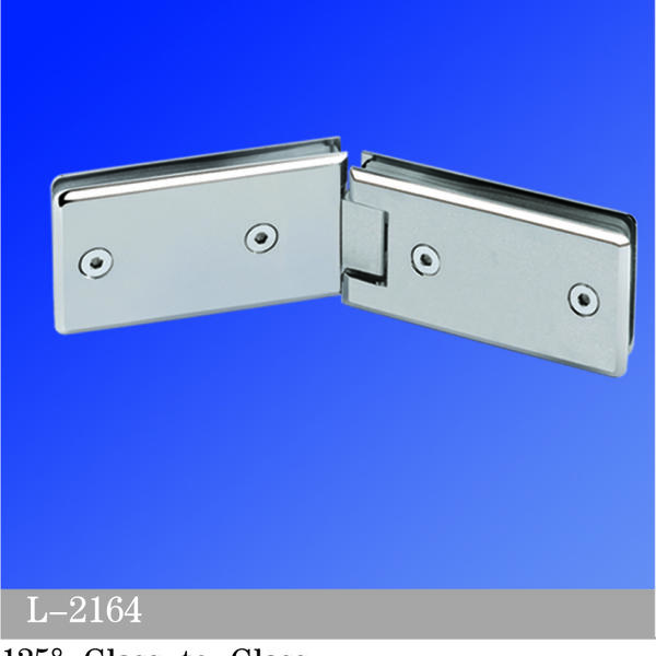 Standard Duty Shower Hinges 135° Glass-to-Glass L-2164