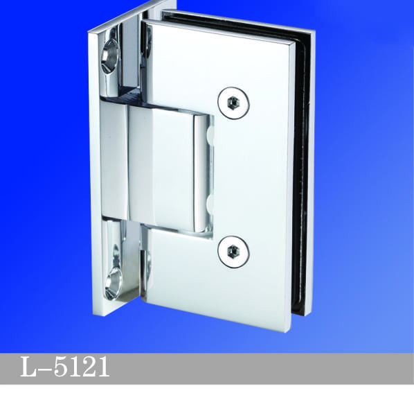 Heavy Duty Shower Hinges Wall Mount For Glass Shower Door 90 Degree L-5121