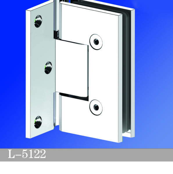 Heavy Duty Shower Hinges Wall Mount For Glass Shower Door 90 Degree L-5122