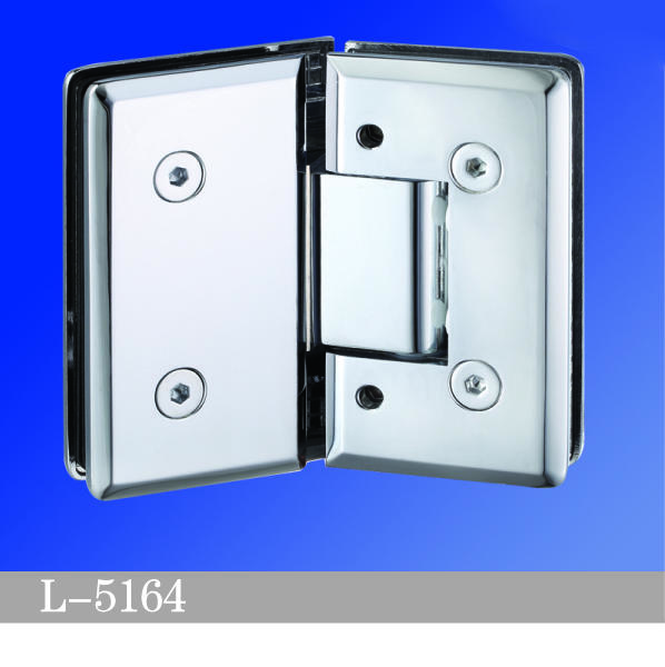 Adjustable Heavy Duty Shower Hinges Wall Mount For Glass Shower Door 90 Degree L-5164