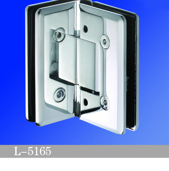 Adjustable Heavy Duty Shower Hinges Wall Mount For Glass Shower Door 90 Degree L-5165