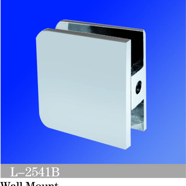 Beveled Edge Shower Glass Clamps Wall Mount L-2541B
