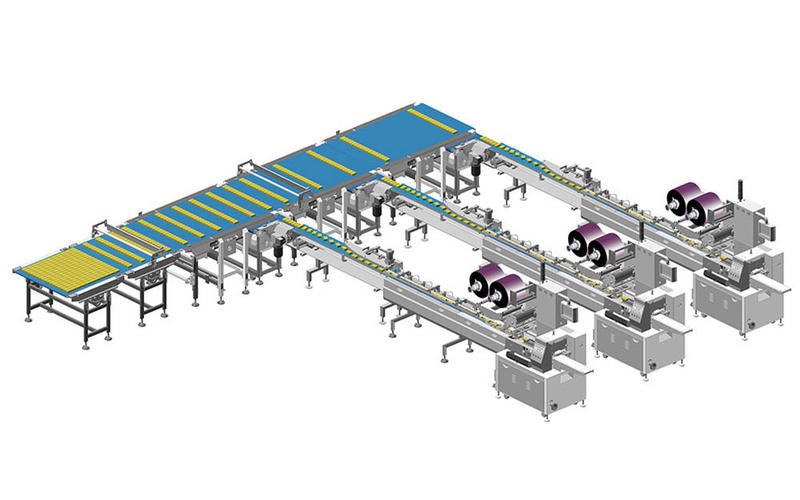 High-quality automatic feeding packing system manufacturer | Automatic Cake Packing System 