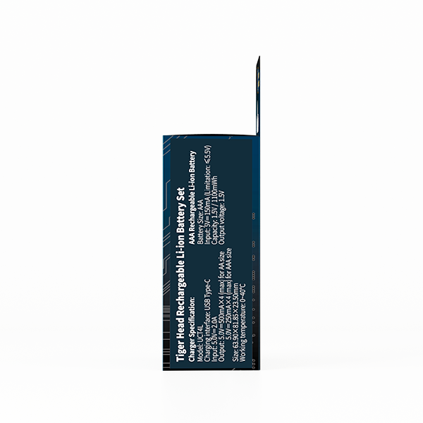 1.5V RECHARGEABLE AAA TAILLE LI-ION BATTERIE