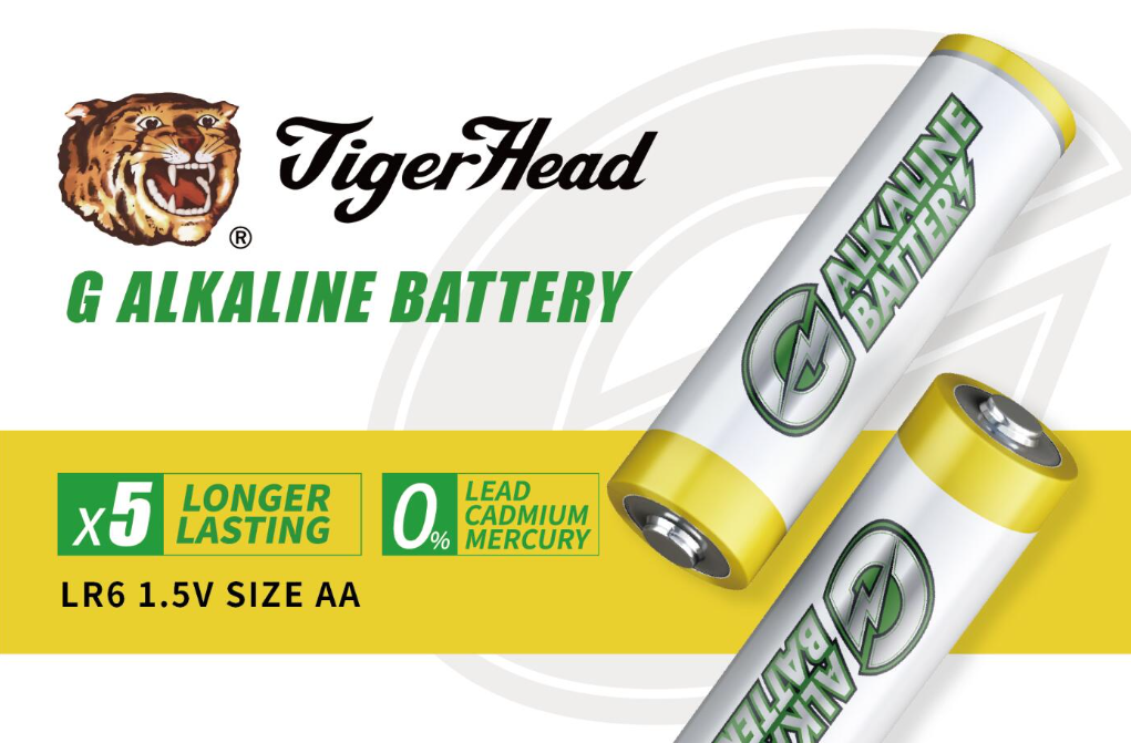 2 Hot Selling Alkaline batteries of Tiger Head
