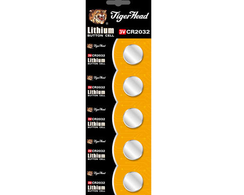 tiger head 3V Lithium Button Cell Battery Cr2016/Cr2032/Cr2025
