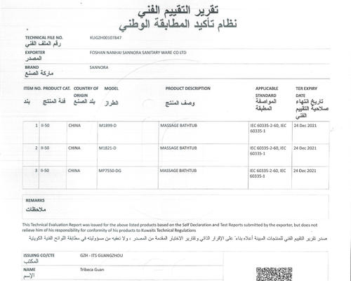 Kuwait TER Certificate