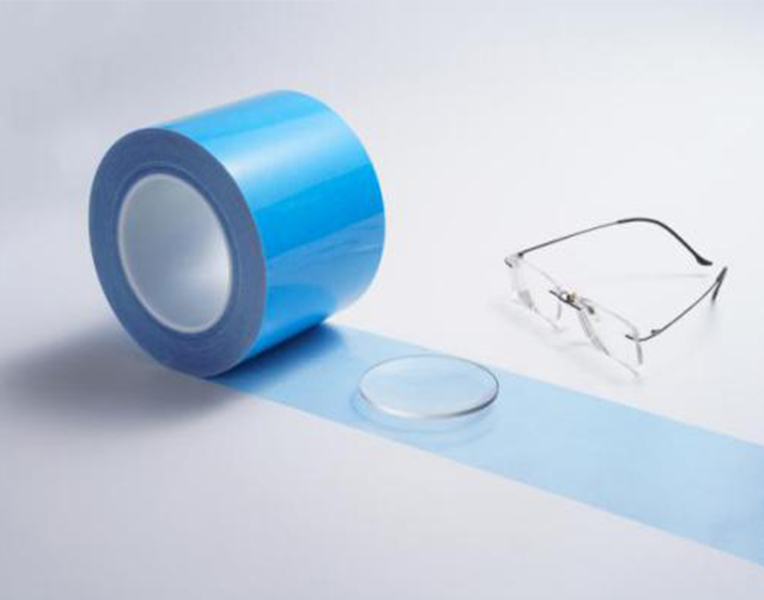 protection tape for spectacle lens polishing process