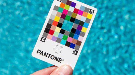 PANTONE color card