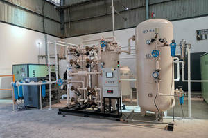 99.9% purity, 180m3/h (2 sets ) capacity nitrogen generator for chips packaging in Surabaya, Indonesia