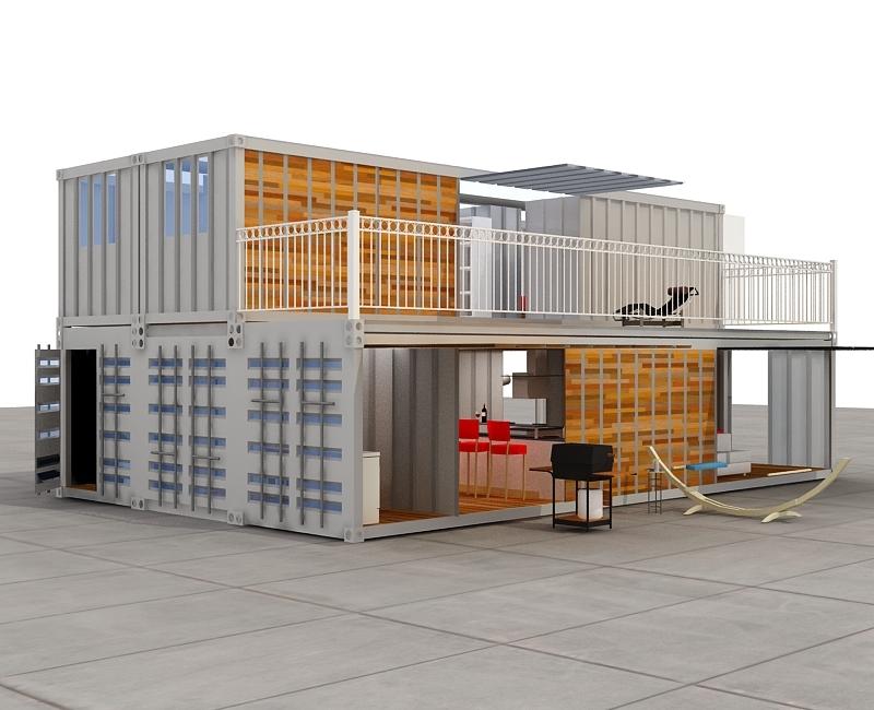 Fire prevention techniques for container houses.