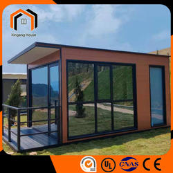 Low cost new hotel prefab home one-story beautiful container house