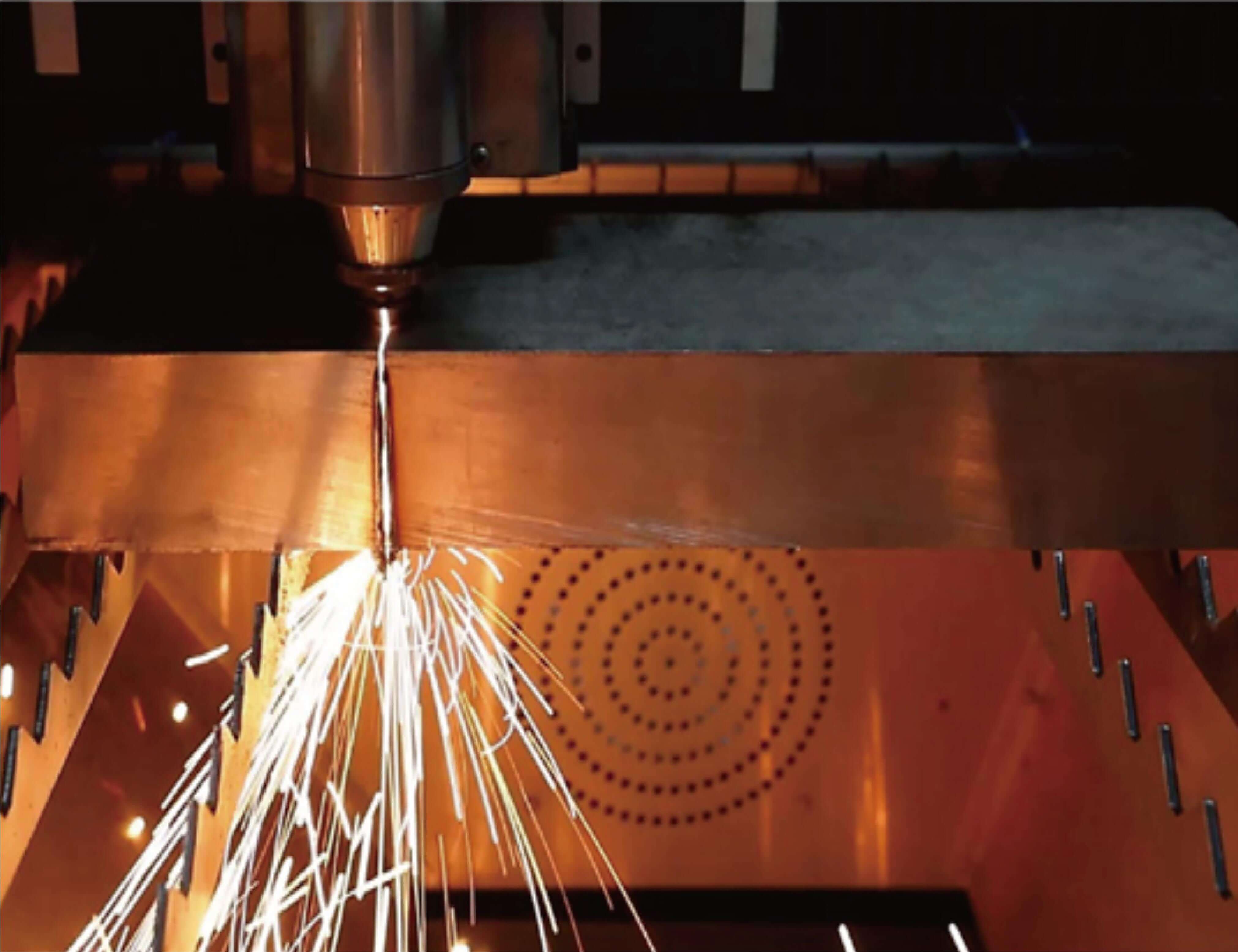 high power cnc laser cutting metal sheet