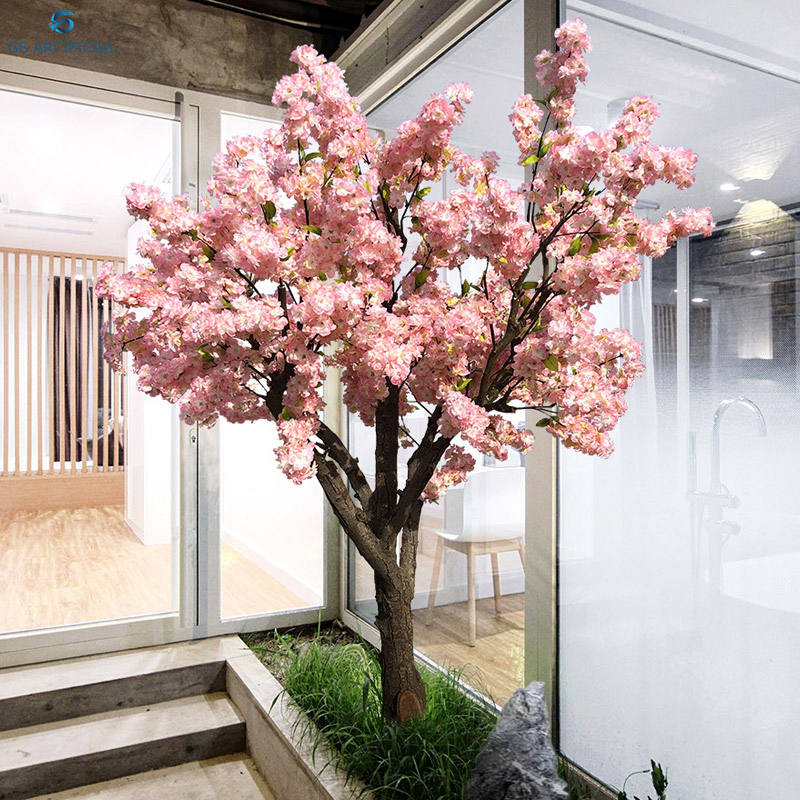 China fornecedor barato cerejeira artificial flor de cereja para decoração  de casamento