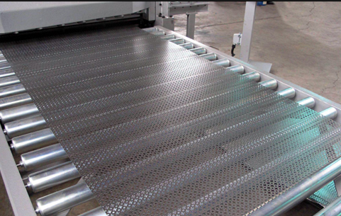 0.6-0.8mm perforated metal sheet leveling machine
