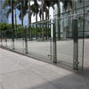 Safety unbreakeable decorative 19mm low iron tempered railing glass