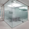 Toughened glass supplier frosted 12mm acid etched or sandblast tempered partition glass
