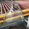 Exterior 232mm U channel glass wall systems for curtain walls 7mm low iron U profile glass