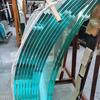 Customization building bend safety tempered 554 11.52mm 5mm+1.52pvb+5mm curved laminated glass