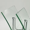 China 19mm clear transparent high quality strengthened curved glass w factory price