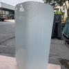 BTG customize decorative 8mm 10mm 12mm silk screen printed bent glass for facde wall
