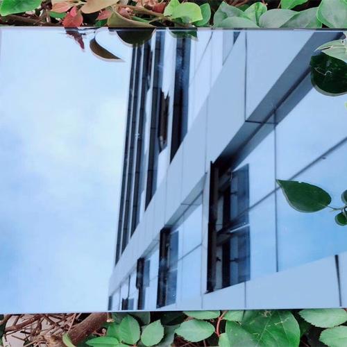 Hot sale 12mm thick safety temperable mirror for curtain wall