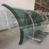 BTG 12mm clear toughened CE CSI standard curved glass for elevator facade wall