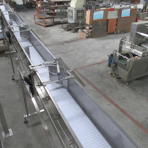 Flexible Conveyor With PP Modular Plastic Conveyor Belt with Multi-outlets