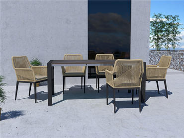 contemporary outdoor dining table | Dining Table CT-18