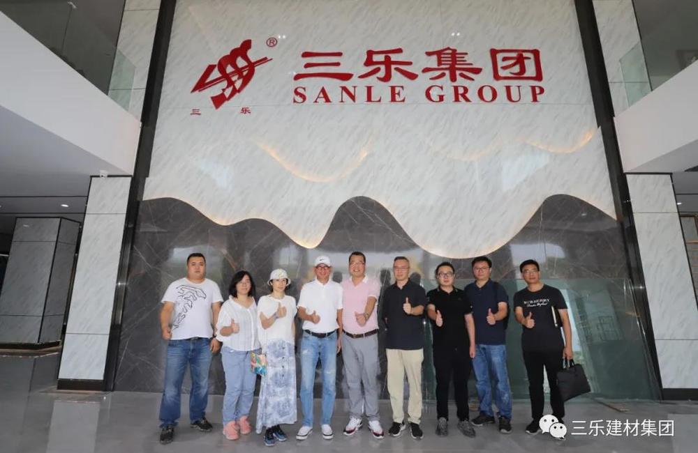 Architectural Design Delegation Visited Sanle Group | fireproof board supplier