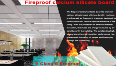 Fireproof Calcium Silicate Board with Excellent Properties